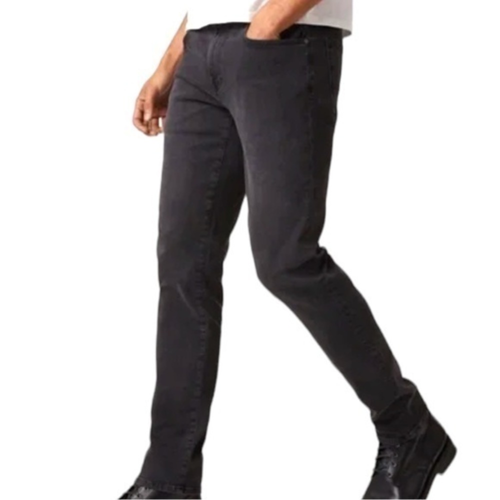 DSTLD Faded Black Skinny Fit Jeans - Men’s 34 x 32, Vintage Wash